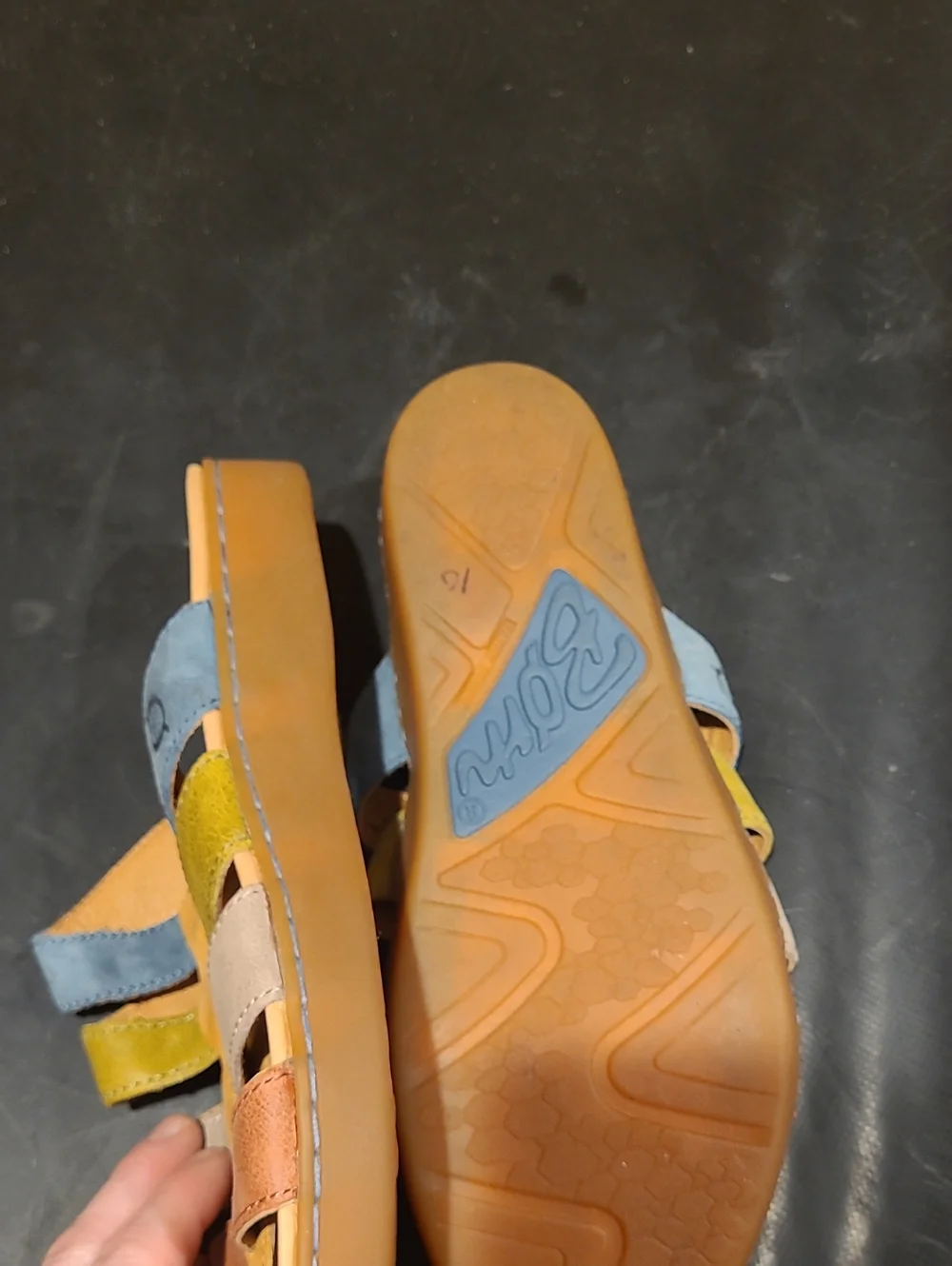 Leather BORN Sandals- Multicolor